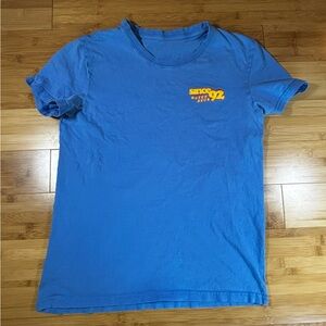 Dutch Bros Coffee Since 1992 Blue Graphic Tee Shirt Size Medium